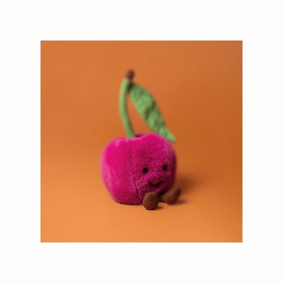 Jellycat Cherry New Zealand | TGMLK3681